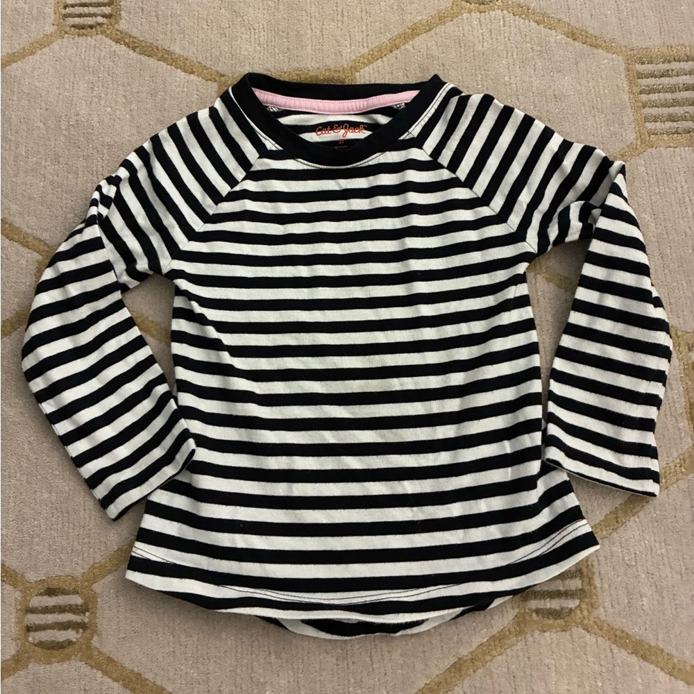 Cat & Jack Striped Long Sleeve Tee 3T